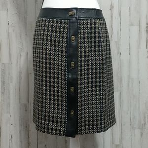 Talbot's Black Wool Skirt